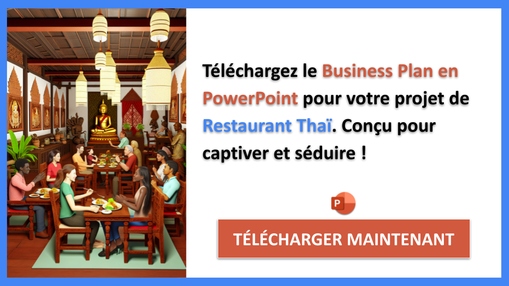 Exemple Business Plan pour Restaurant Thaï - Restaurant Thaï Business Model Canvas- CTA2