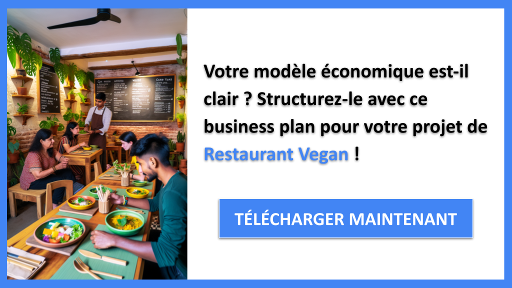 Business Model Canvas pour Restaurant Vegan : Techniques Avancées 6 Exemple Business Plan pour Restaurant Vegan - Restaurant Vegan Business Model Canvas- CTA1