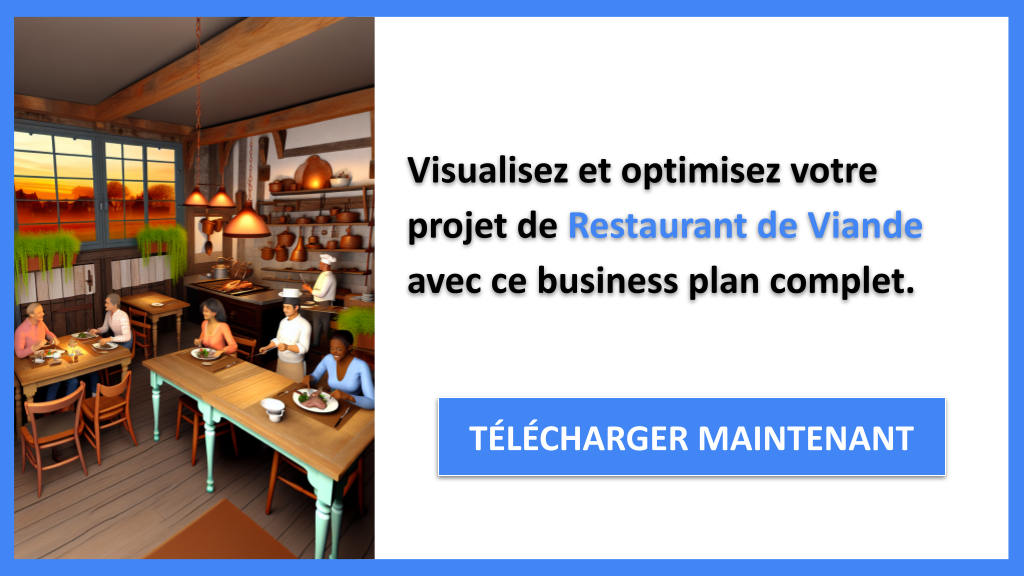 Exemple Business Plan pour Restaurant de Viande - Restaurant de Viande Business Model Canvas- CTA3