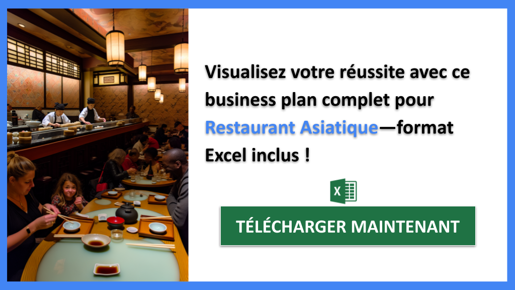 Exemple Business Plan pour Restaurant Asiatique - Restaurant Asiatique Business Plan Exemple- CTA3