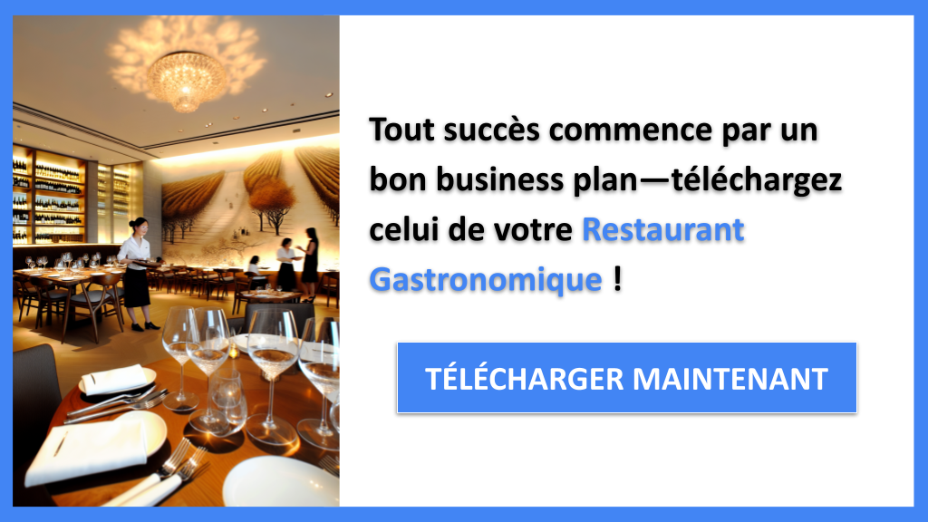 Exemple Business Plan pour Restaurant Gastronomique - Restaurant Gastronomique Business Plan Exemple- CTA1