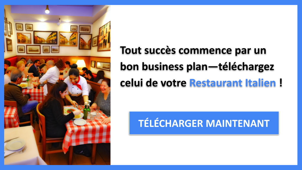 Exemple Business Plan pour Restaurant Italien - Restaurant Italien Business Plan Exemple- CTA1