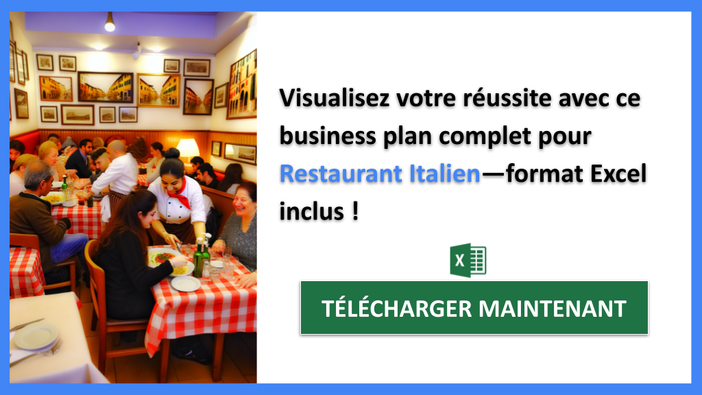 Exemple Business Plan pour Restaurant Italien - Restaurant Italien Business Plan Exemple- CTA3