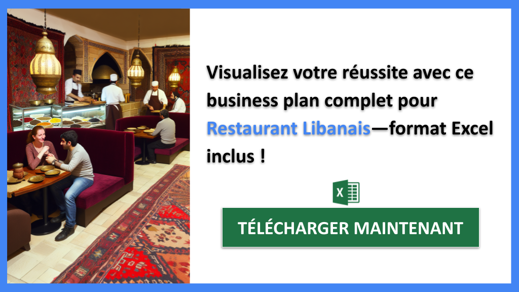 Exemple Business Plan pour Restaurant Libanais - Restaurant Libanais Business Plan Exemple- CTA3
