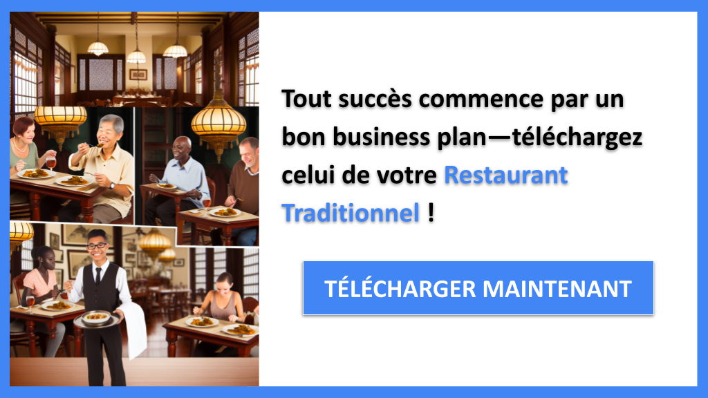 Exemple Business Plan pour Restaurant Traditionnel - Restaurant Traditionnel Business Plan Exemple- CTA1