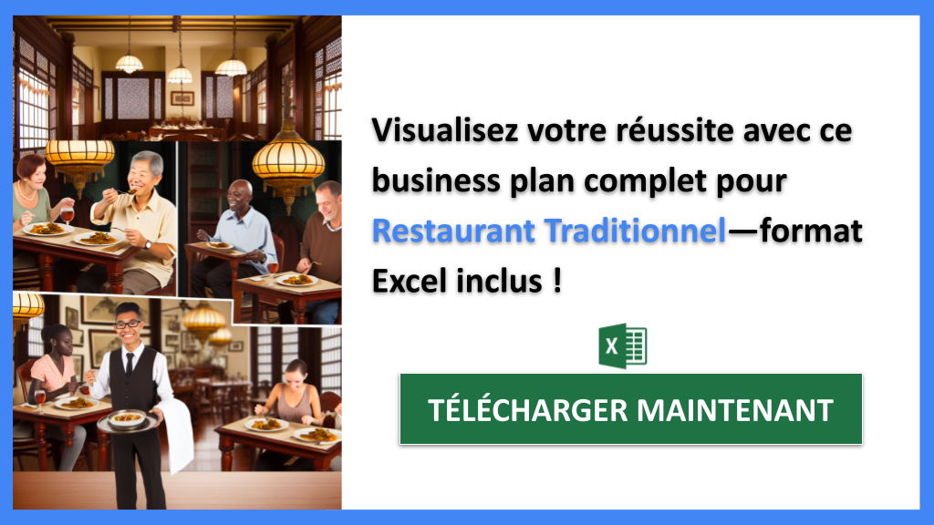 Exemple Business Plan pour Restaurant Traditionnel - Restaurant Traditionnel Business Plan Exemple- CTA3