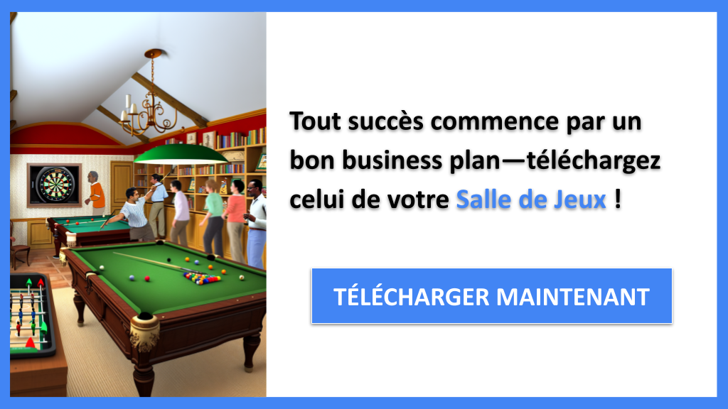 Exemple Business Plan pour Salle de Jeux - Salle de Jeux Business Plan Exemple- CTA1