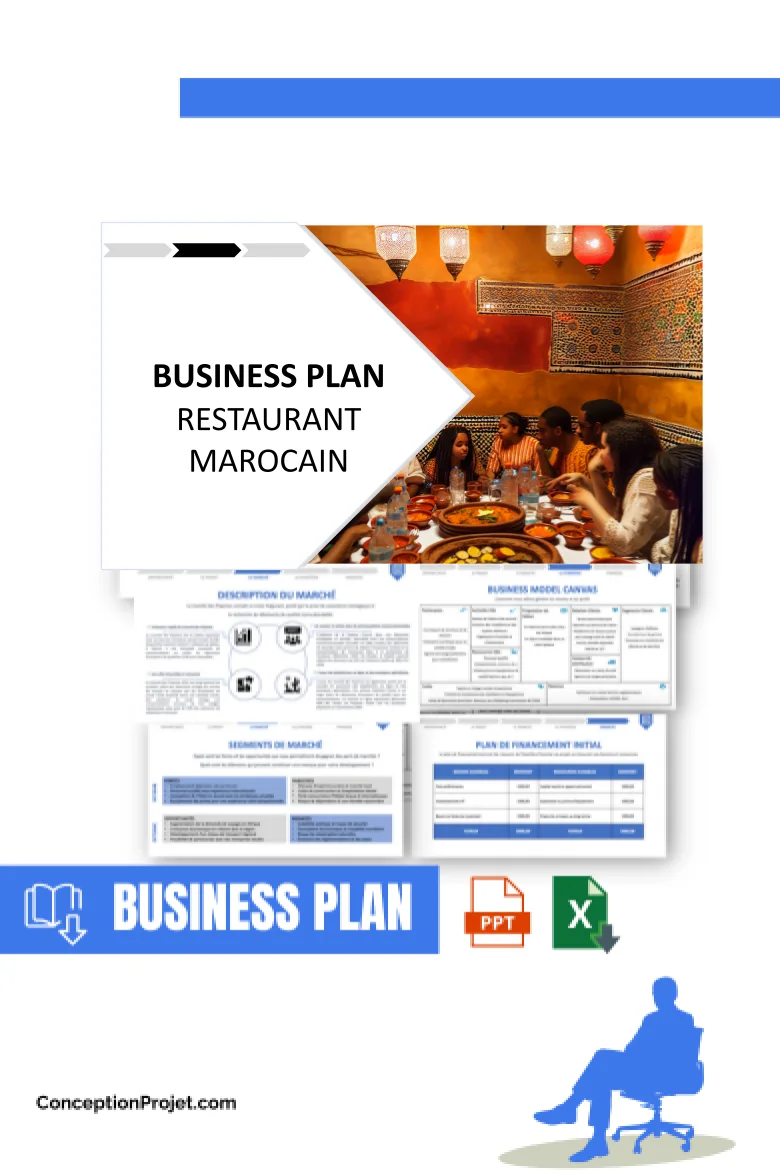 Coût restaurant marocain 2026 : budget complet et tarifs 4 Business Plan pour Restaurant Marocain - Coût Restaurant marocain
