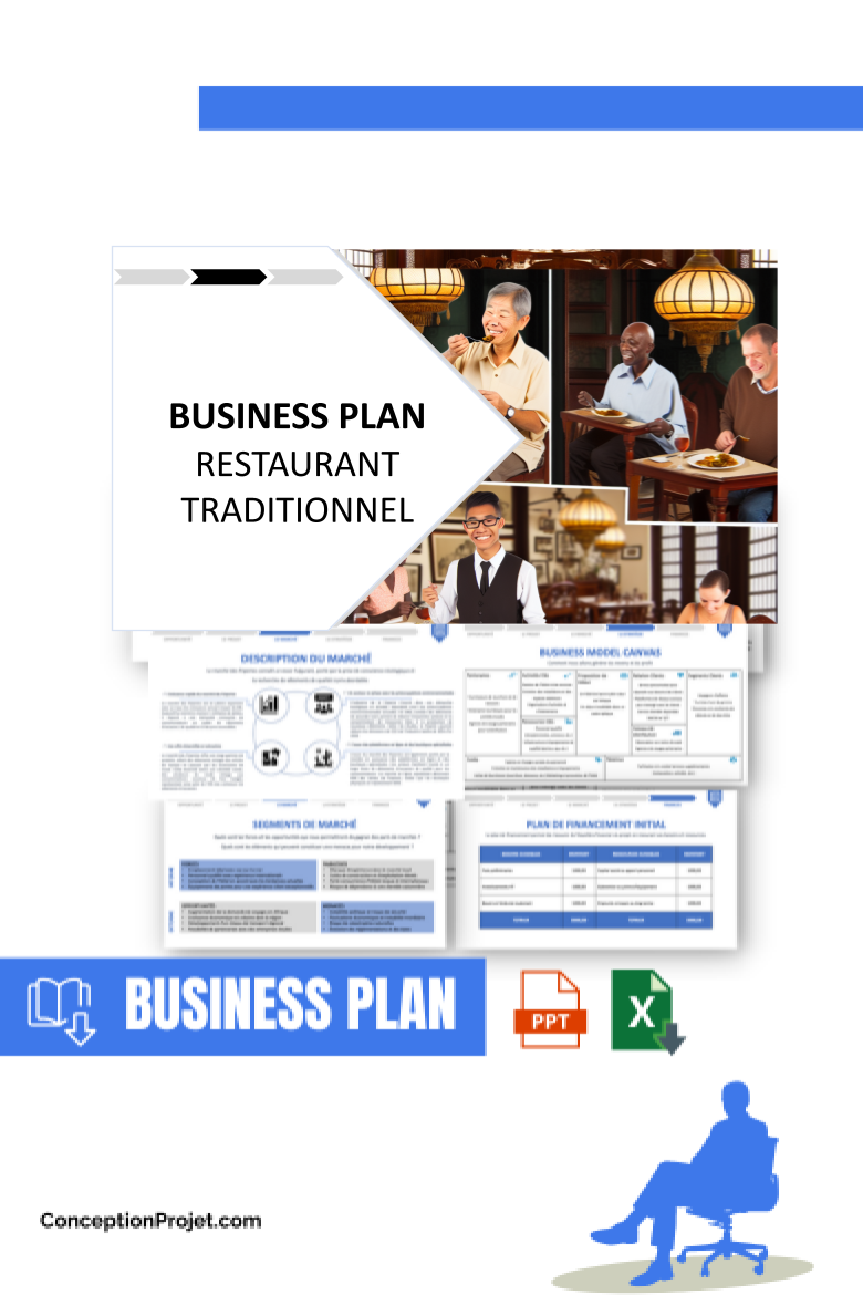 Business Plan pour Restaurant Traditionnel - Restaurant Traditionnel Plan financier Exemple