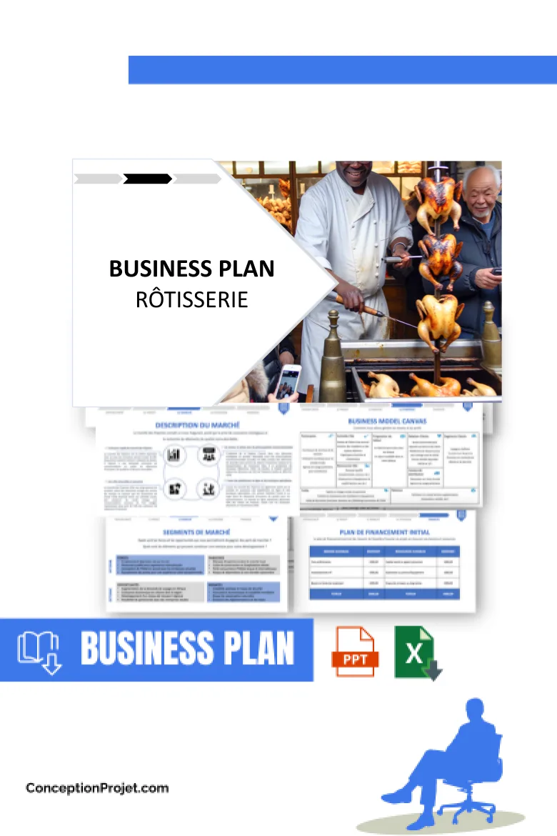 Business Plan pour Rôtisserie - Segments Clients Rôtisserie