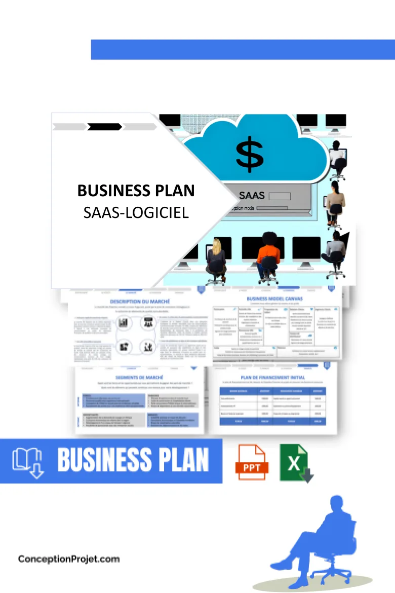 Business Plan pour SaaS-Logiciel - SaaS-Logiciel Business Model Canvas