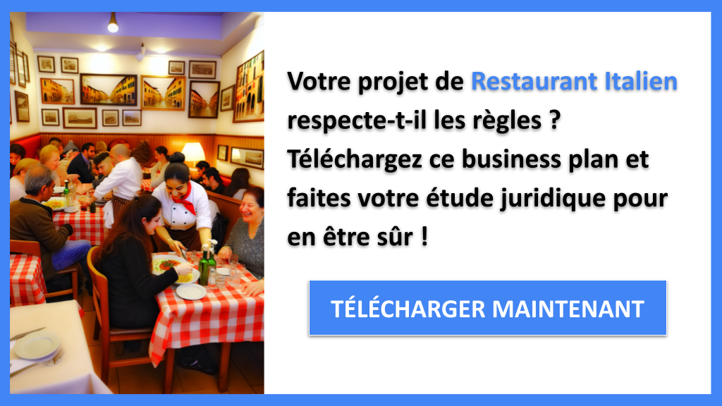 Exemple Business Plan pour Restaurant Italien - Étude Juridique Restaurant Italien- CTA1