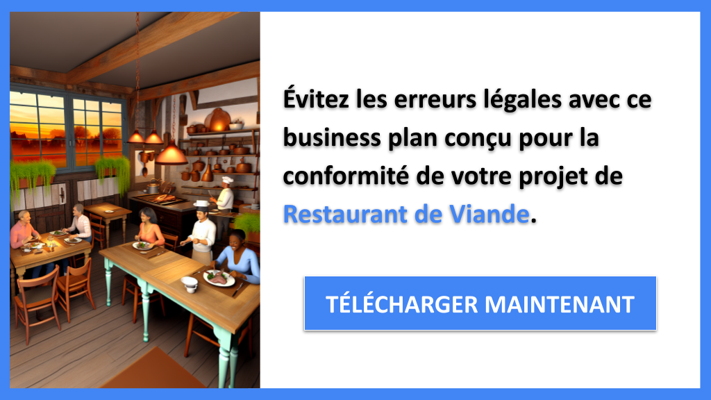 Exemple Business Plan pour Restaurant de Viande - Étude Juridique Restaurant de Viande- CTA2