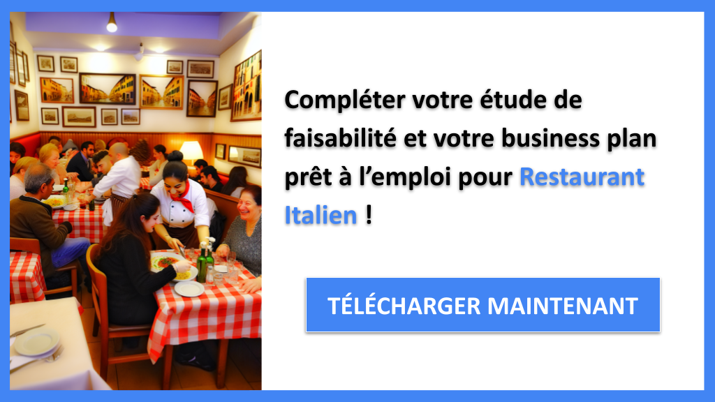 Exemple Business Plan pour Restaurant Italien - Étude Faisabilité Restaurant Italien- CTA3