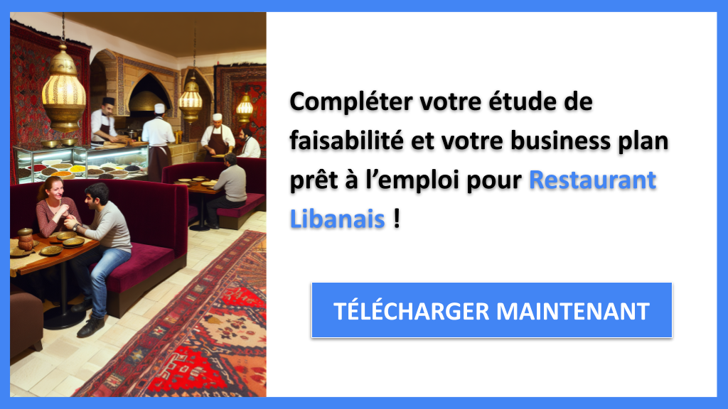 Exemple Business Plan pour Restaurant Libanais - Étude Faisabilité Restaurant Libanais- CTA3