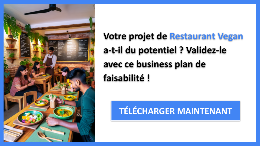 Exemple Business Plan pour Restaurant Vegan - Étude Faisabilité Restaurant Vegan- CTA1