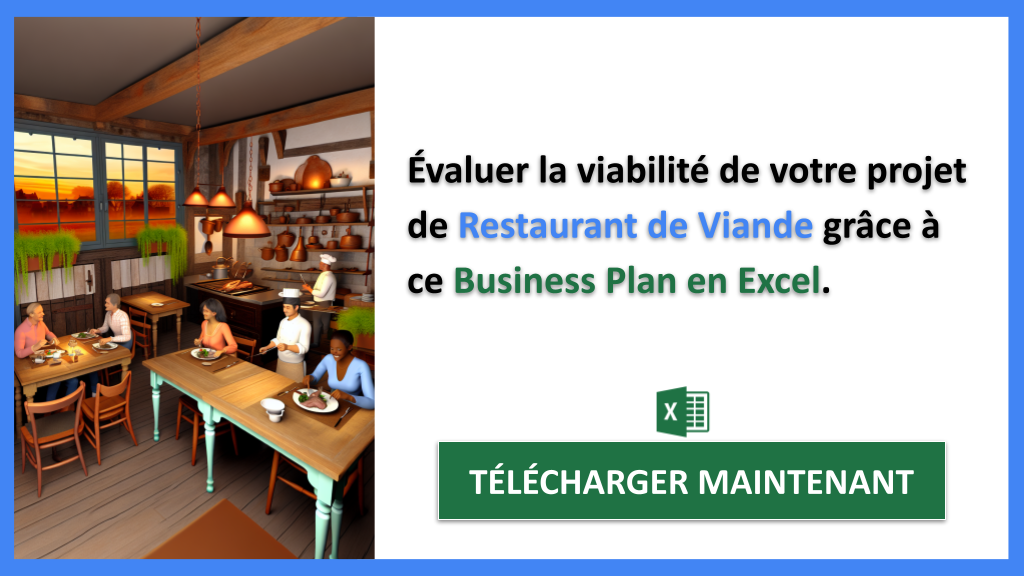 Exemple Business Plan pour Restaurant de Viande - Étude Faisabilité Restaurant de Viande- CTA2