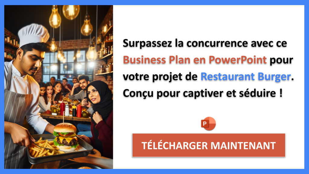 Exemple Business Plan pour Restaurant Burger - Étude de la Concurrence Restaurant Burger- CTA3