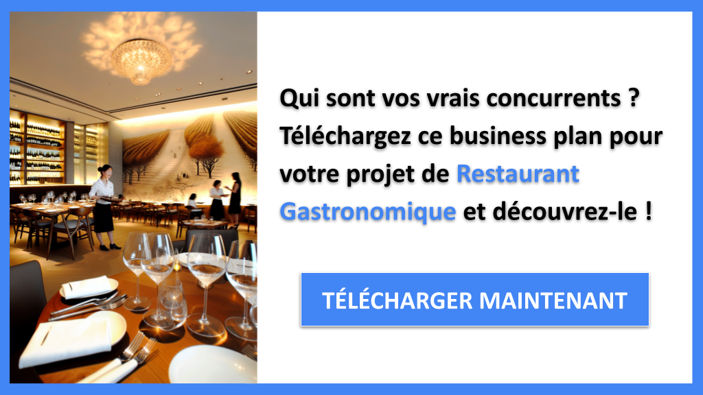 Exemple Business Plan pour Restaurant Gastronomique - Étude de la Concurrence Restaurant Gastronomique- CTA1