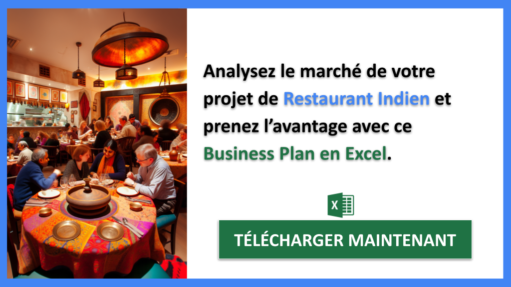 Exemple Business Plan pour Restaurant Indien - Étude de la Concurrence Restaurant Indien- CTA2