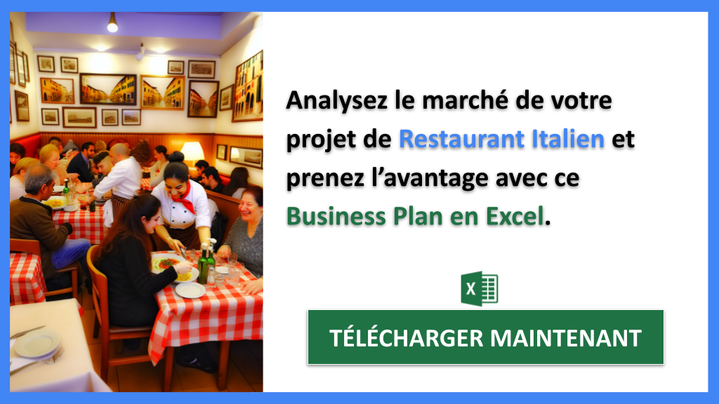Exemple Business Plan pour Restaurant Italien - Étude de la Concurrence Restaurant Italien- CTA2