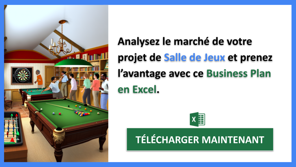 Exemple Business Plan pour Salle de Jeux - Étude de la Concurrence Salle de Jeux- CTA2