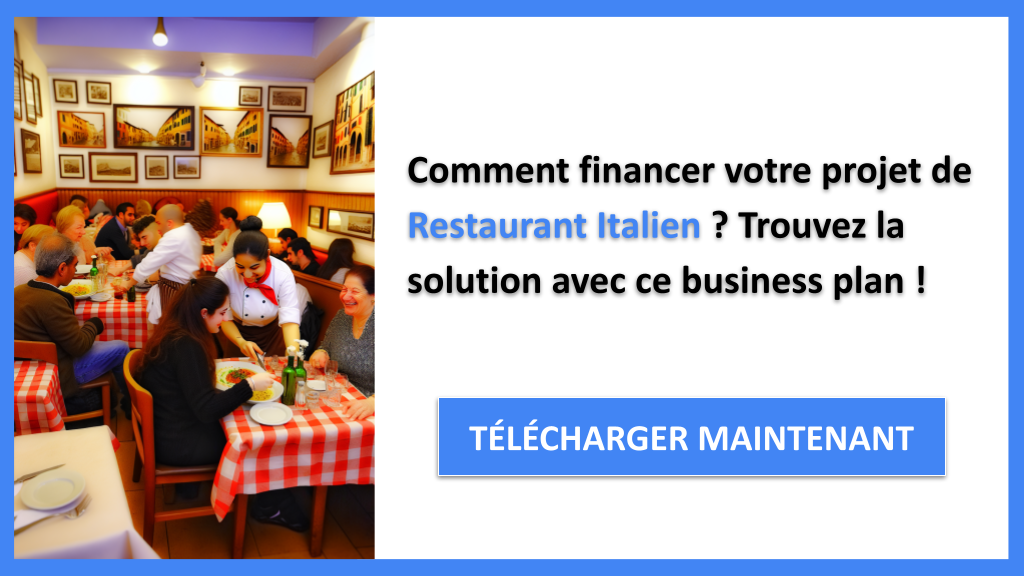 Exemple Business Plan pour Restaurant Italien - Financement Restaurant Italien- CTA1