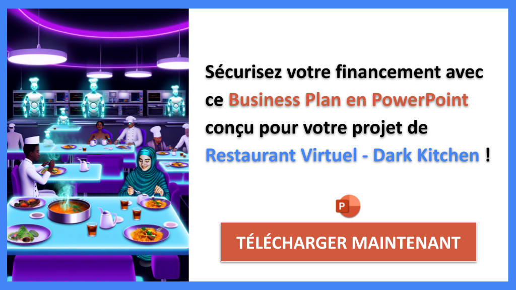 Exemple Business Plan pour Restaurant Virtuel - Dark Kitchen - Financement Restaurant Virtuel - Dark Kitchen- CTA3