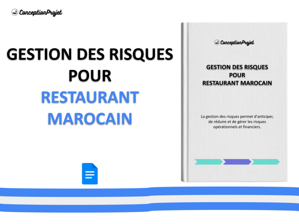 Management des risques : sécuriser un projet de Restaurant Marocain 2 Gestion des Risques Restaurant Marocain Cover 1