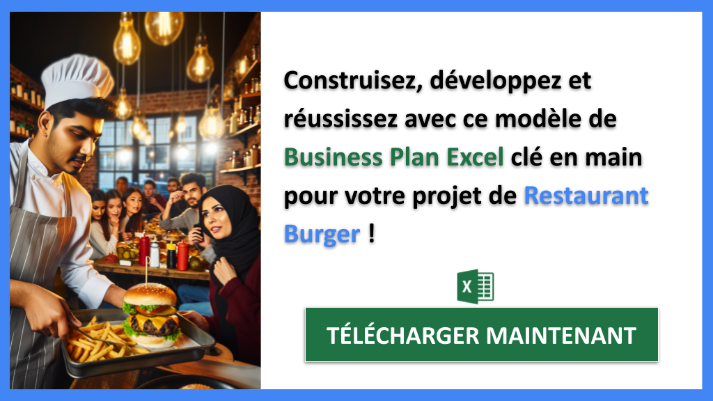 Exemple Business Plan pour Restaurant Burger - Restaurant Burger Guide de Création- CTA3