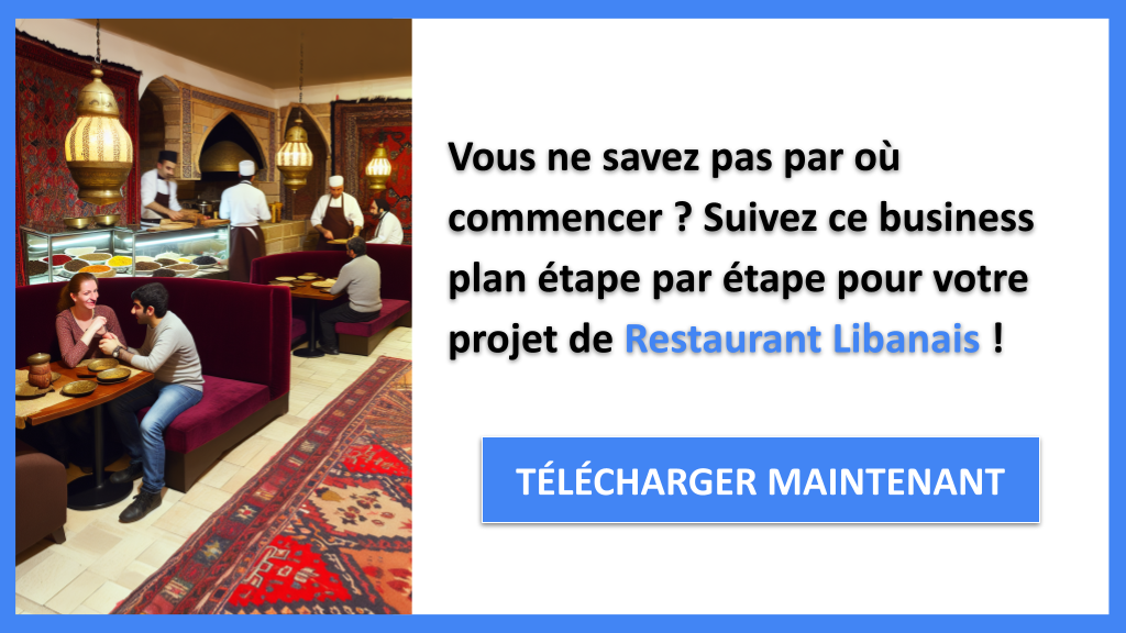 Exemple Business Plan pour Restaurant Libanais - Restaurant Libanais Guide de Création- CTA1