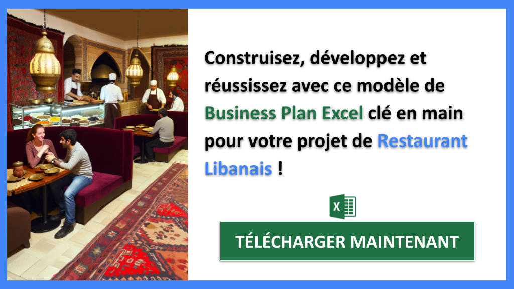 Exemple Business Plan pour Restaurant Libanais - Restaurant Libanais Guide de Création- CTA3
