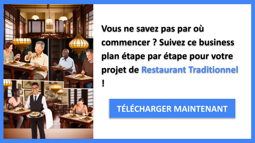 Exemple Business Plan pour Restaurant Traditionnel - Restaurant Traditionnel Guide de Création- CTA1
