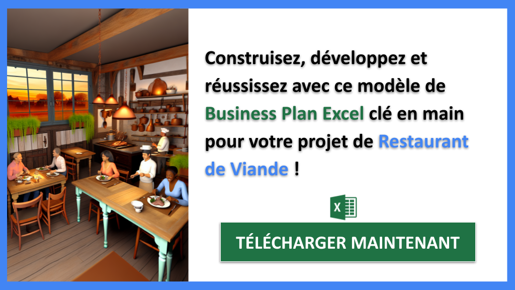 Exemple Business Plan pour Restaurant de Viande - Restaurant de Viande Guide de Création- CTA3