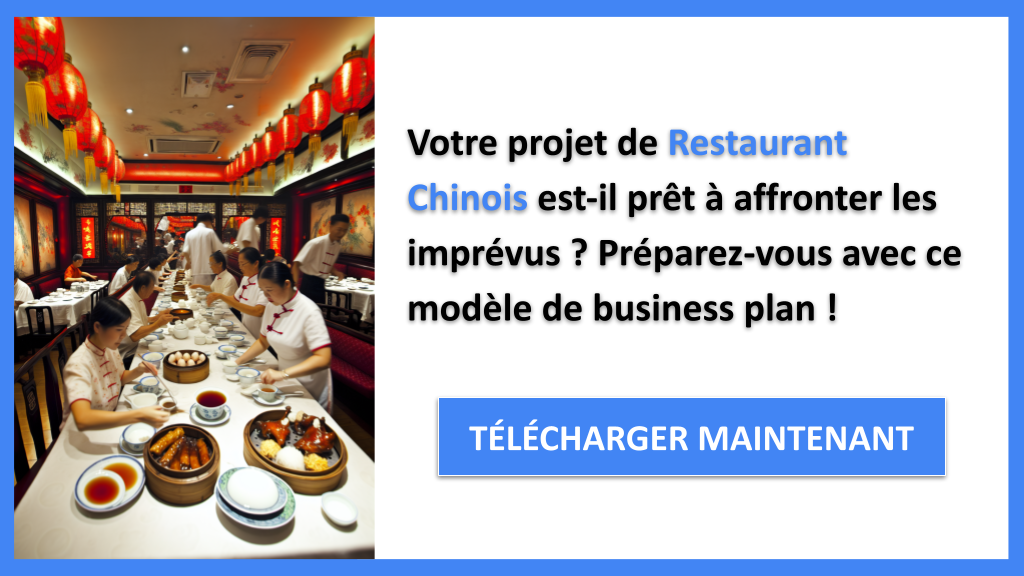 Exemple Business Plan pour Restaurant Chinois - Gestion des Risques Restaurant Chinois- CTA1