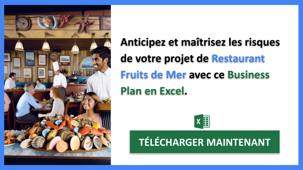 Exemple Business Plan pour Restaurant Fruits de Mer - Gestion des Risques Restaurant Fruits de Mer- CTA2
