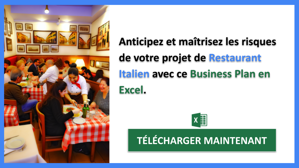 Exemple Business Plan pour Restaurant Italien - Gestion des Risques Restaurant Italien- CTA2