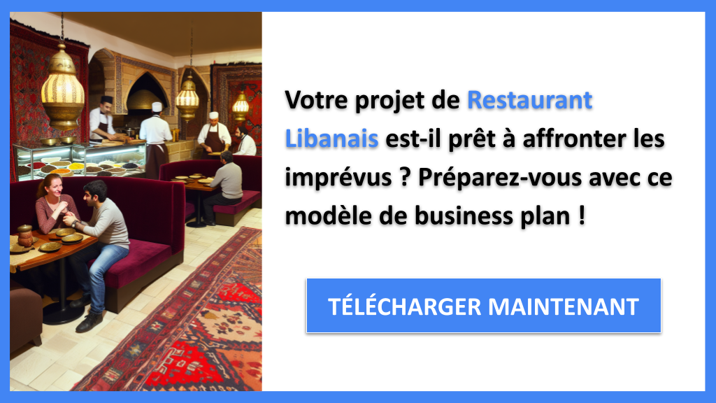 Exemple Business Plan pour Restaurant Libanais - Gestion des Risques Restaurant Libanais- CTA1