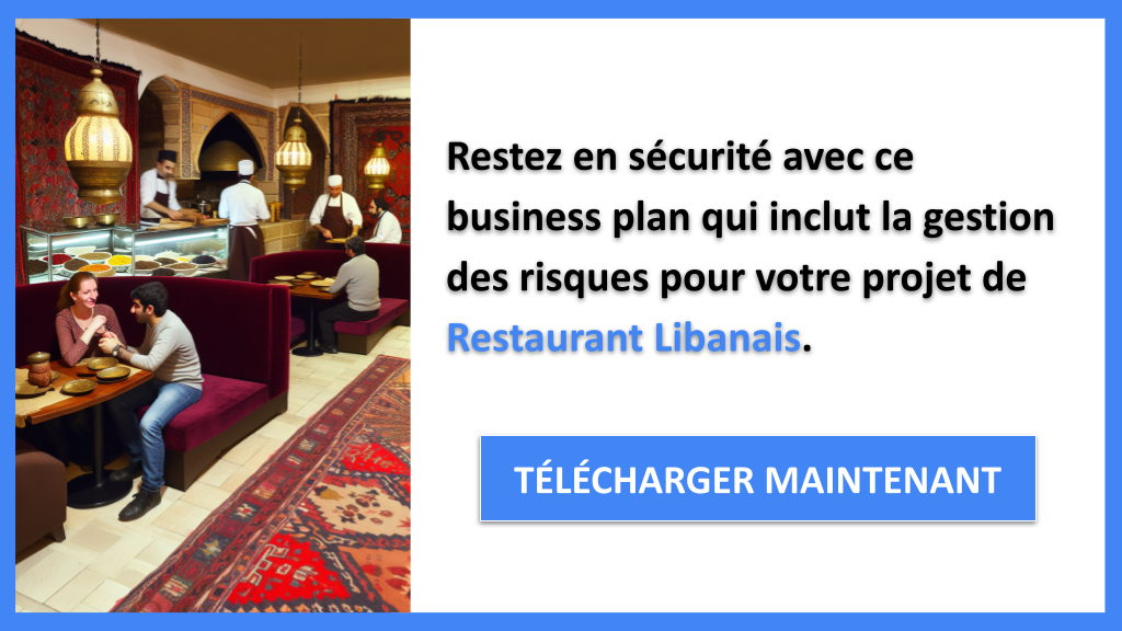 Exemple Business Plan pour Restaurant Libanais - Gestion des Risques Restaurant Libanais- CTA3