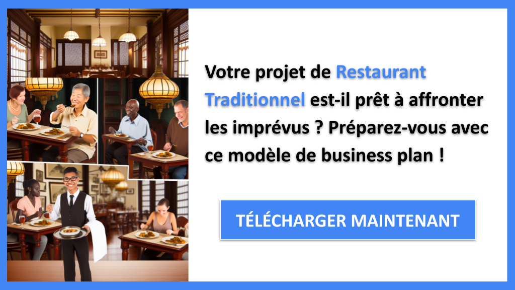 Exemple Business Plan pour Restaurant Traditionnel - Gestion des Risques Restaurant Traditionnel- CTA1