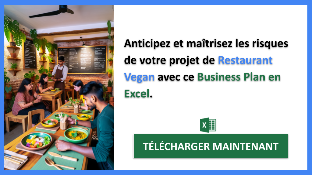 Exemple Business Plan pour Restaurant Vegan - Gestion des Risques Restaurant Vegan- CTA2