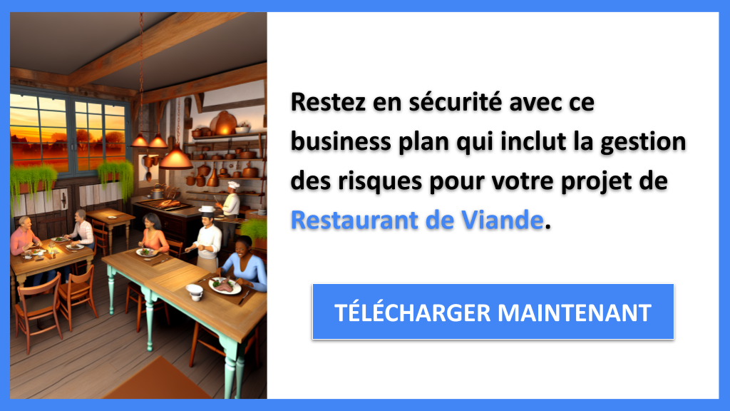 Exemple Business Plan pour Restaurant de Viande - Gestion des Risques Restaurant de Viande- CTA3