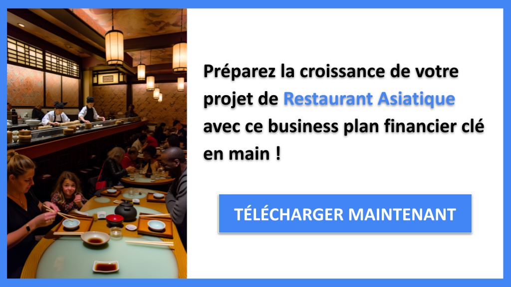 Exemple Business Plan pour Restaurant Asiatique - Restaurant Asiatique Plan financier Exemple- CTA3