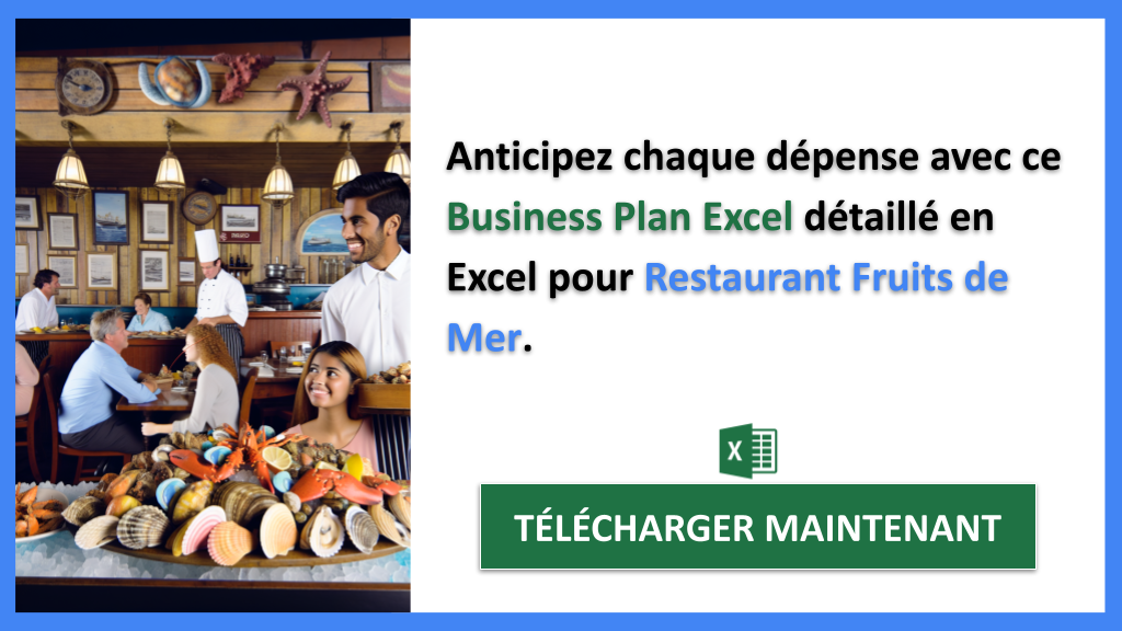 Exemple Business Plan pour Restaurant Fruits de Mer - Restaurant Fruits de Mer Plan financier Exemple- CTA2