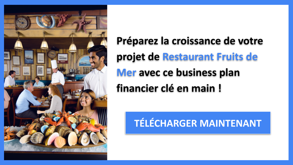 Exemple Business Plan pour Restaurant Fruits de Mer - Restaurant Fruits de Mer Plan financier Exemple- CTA3