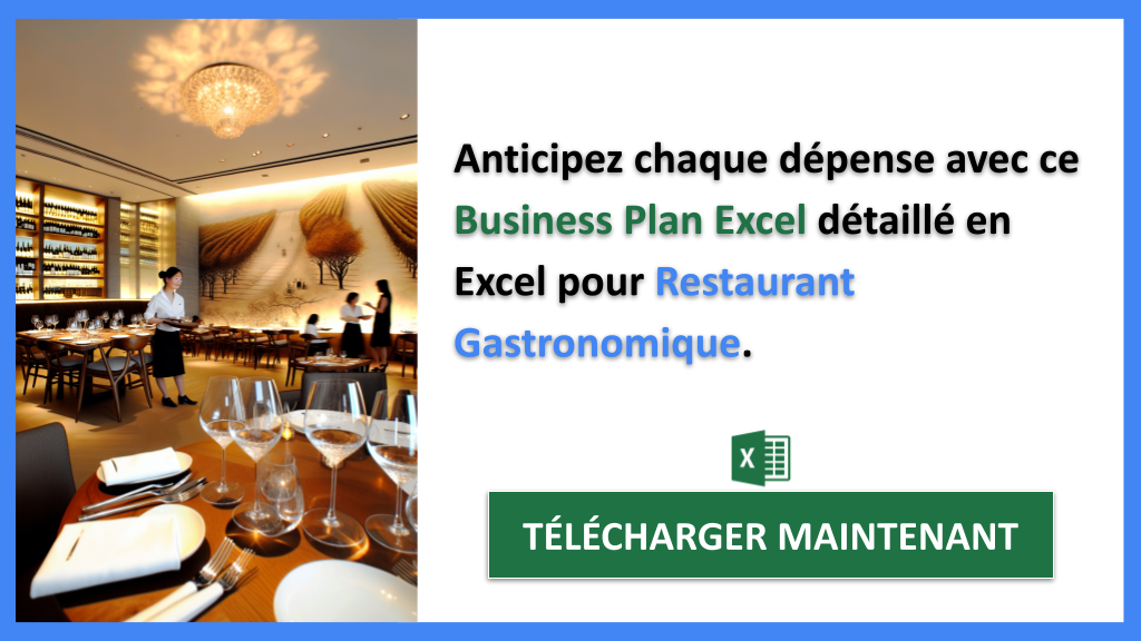 Exemple Business Plan pour Restaurant Gastronomique - Restaurant Gastronomique Plan financier Exemple- CTA2
