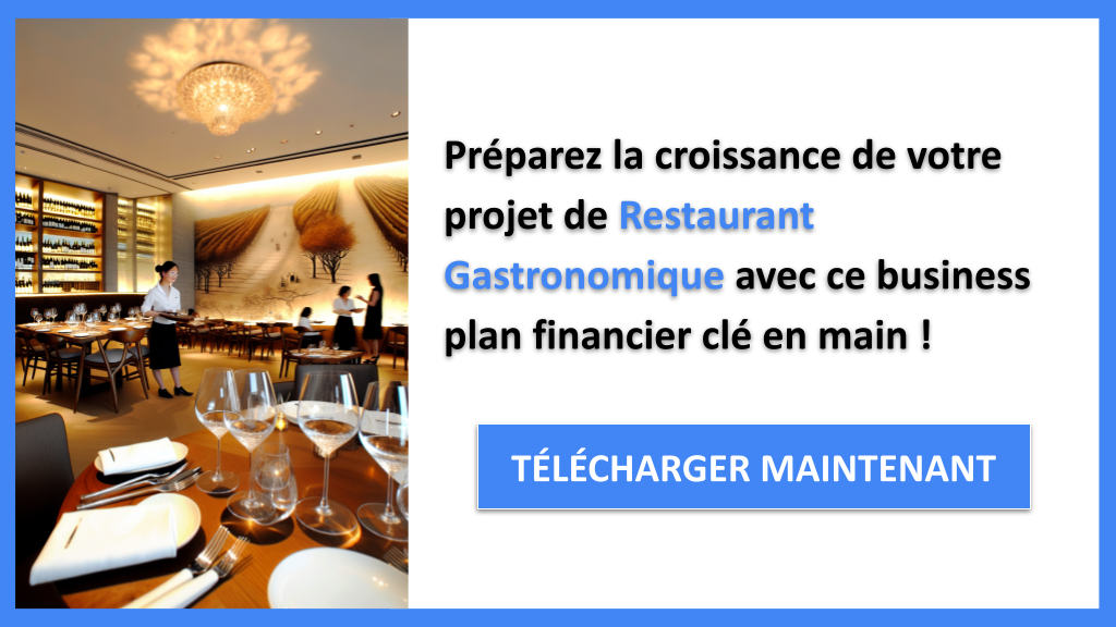 Exemple Business Plan pour Restaurant Gastronomique - Restaurant Gastronomique Plan financier Exemple- CTA3