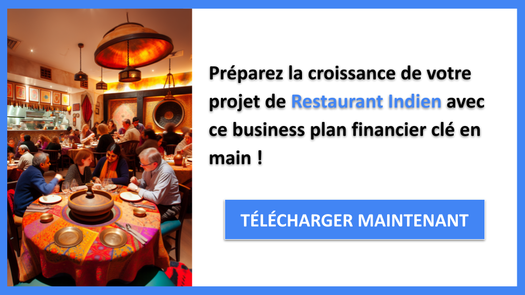 Exemple Business Plan pour Restaurant Indien - Restaurant Indien Plan financier Exemple- CTA3