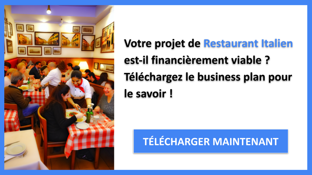 Exemple Business Plan pour Restaurant Italien - Restaurant Italien Plan financier Exemple- CTA1