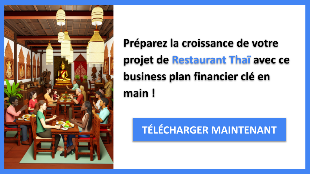 Plan financier pour restaurant thaï 8 Exemple Business Plan pour Restaurant Thaï - Restaurant Thaï Plan financier Exemple- CTA3
